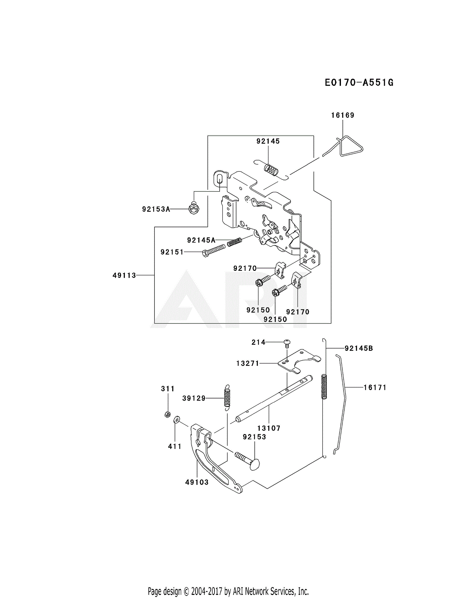 Kawasaki FH680V-BS38 4 Stroke Engine FH680V Parts Diagram for CONTROL