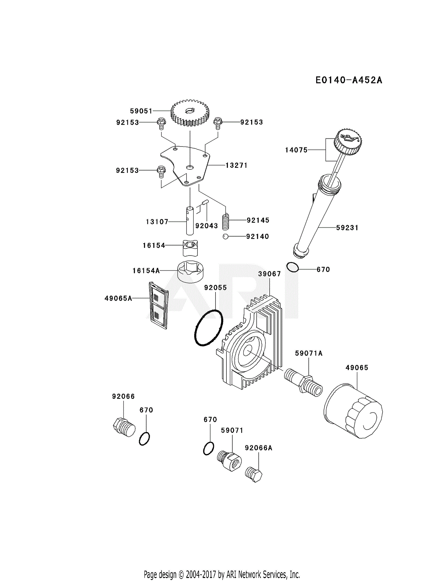 Kawasaki FH721V-CS35 4 Stroke Engine FH721V Parts Diagram for ...