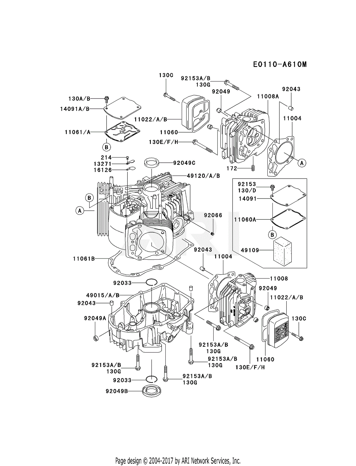 Kawasaki FH721V-FS01 4 Stroke Engine FH721V Parts Diagram ... chevrolet engine diagrams 