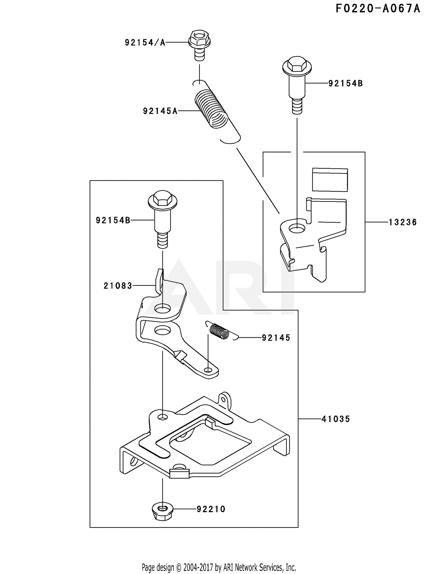 Kawasaki FJ180V-AM78 4 Stroke Engine FJ180V Parts Diagrams