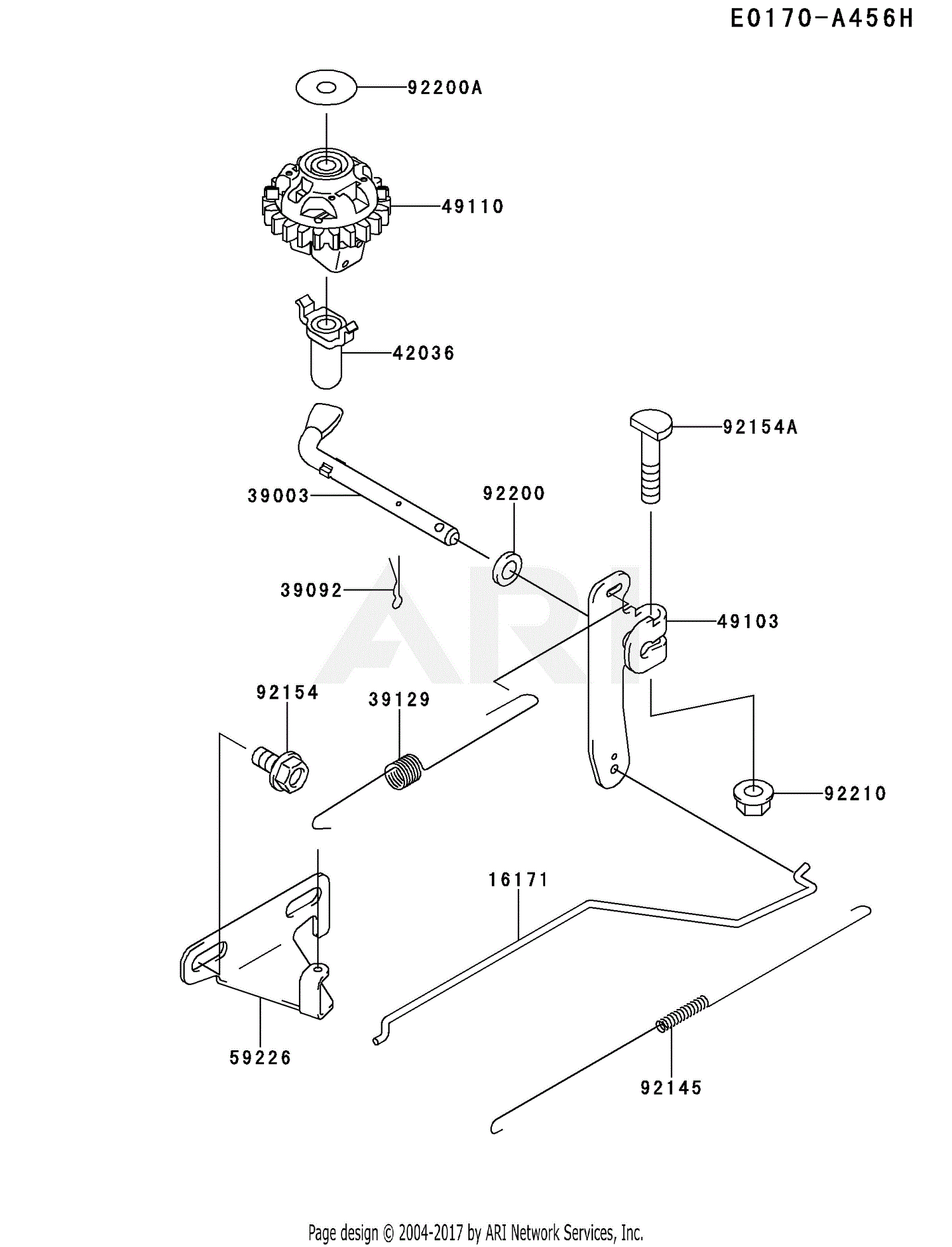 Kawasaki FJ180V-AM78 4 Stroke Engine FJ180V Parts Diagrams