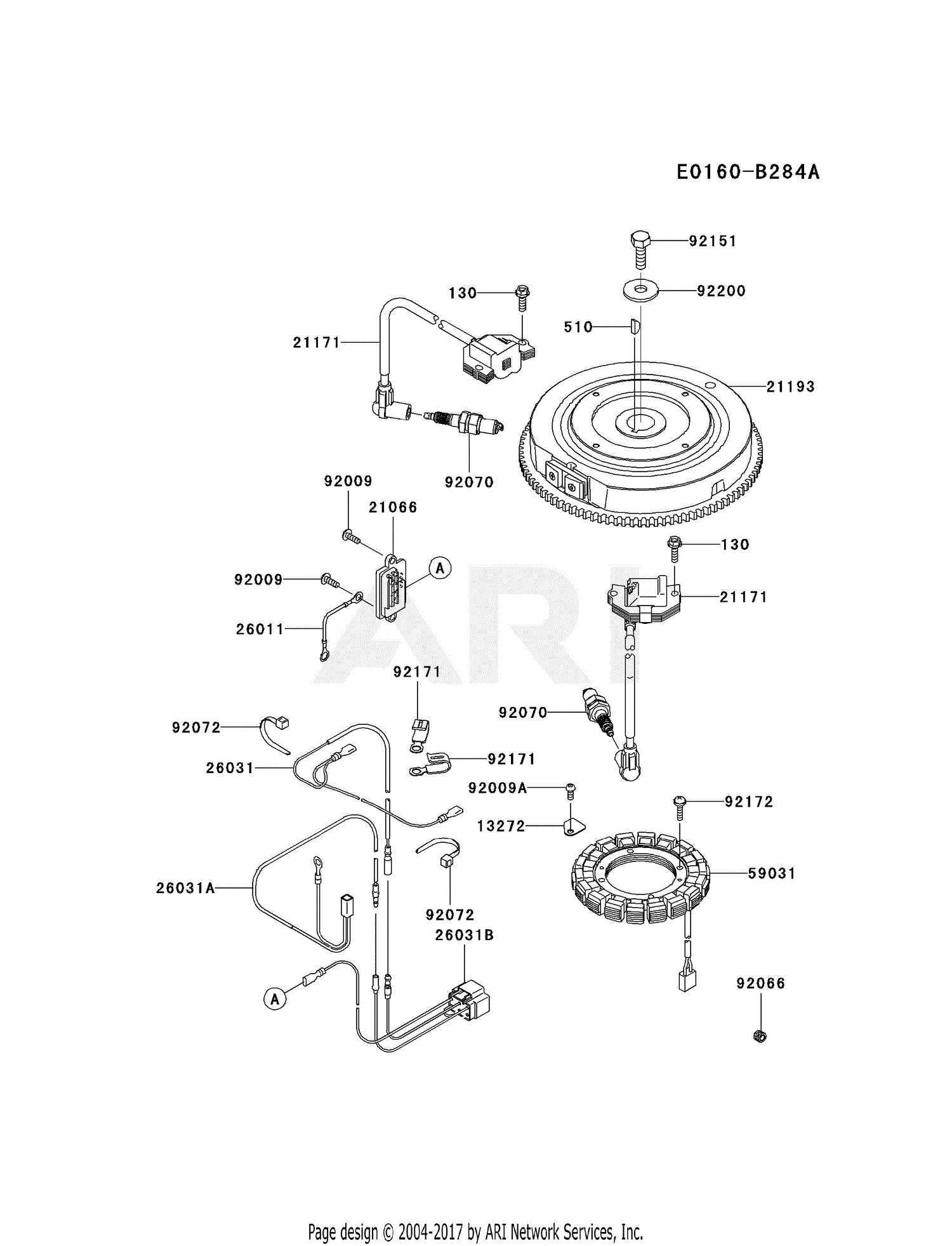 Kawasaki FR651V-AS04 4 Stroke Engine FR651V Parts Diagram ... 3 wire plug diagram 