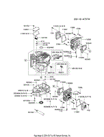 Bukser en anden spejl Kawasaki FR651V-CS05 4 Stroke Engine FR651V Parts Diagram for CARBURETOR
