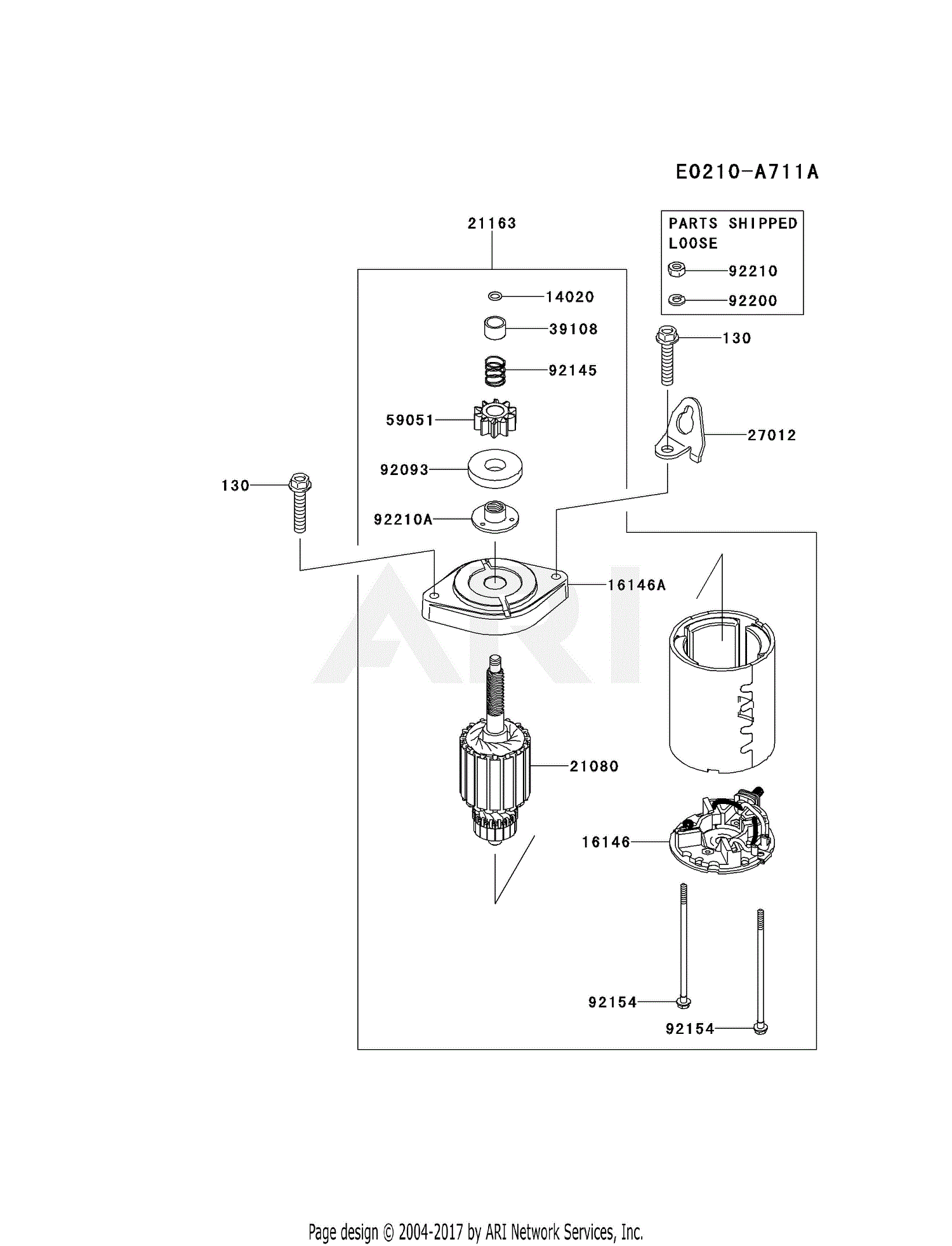 Kawasaki Fr691v As27 4 Stroke Engine Fr691v Parts Diagram For Starter