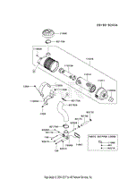 Kawasaki FX691V-CS18 4 Stroke Engine FX691V Parts Diagrams