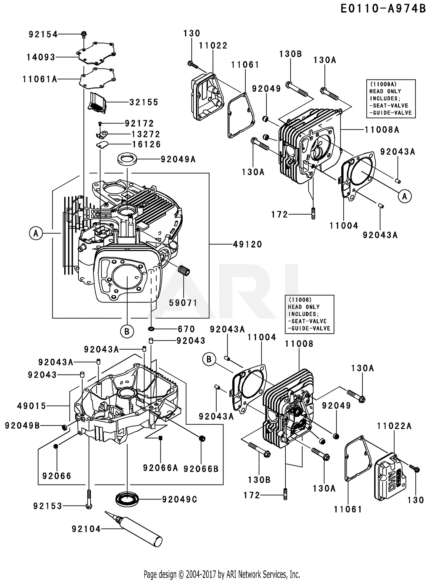 Kawasaki Engine Parts Diagrams