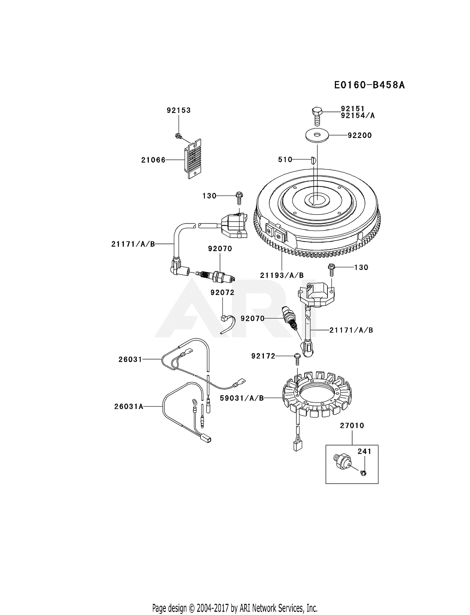 Kawasaki Fx801v Cs05 4 Stroke Engine Fx801v Parts Diagram For Electric Equipment