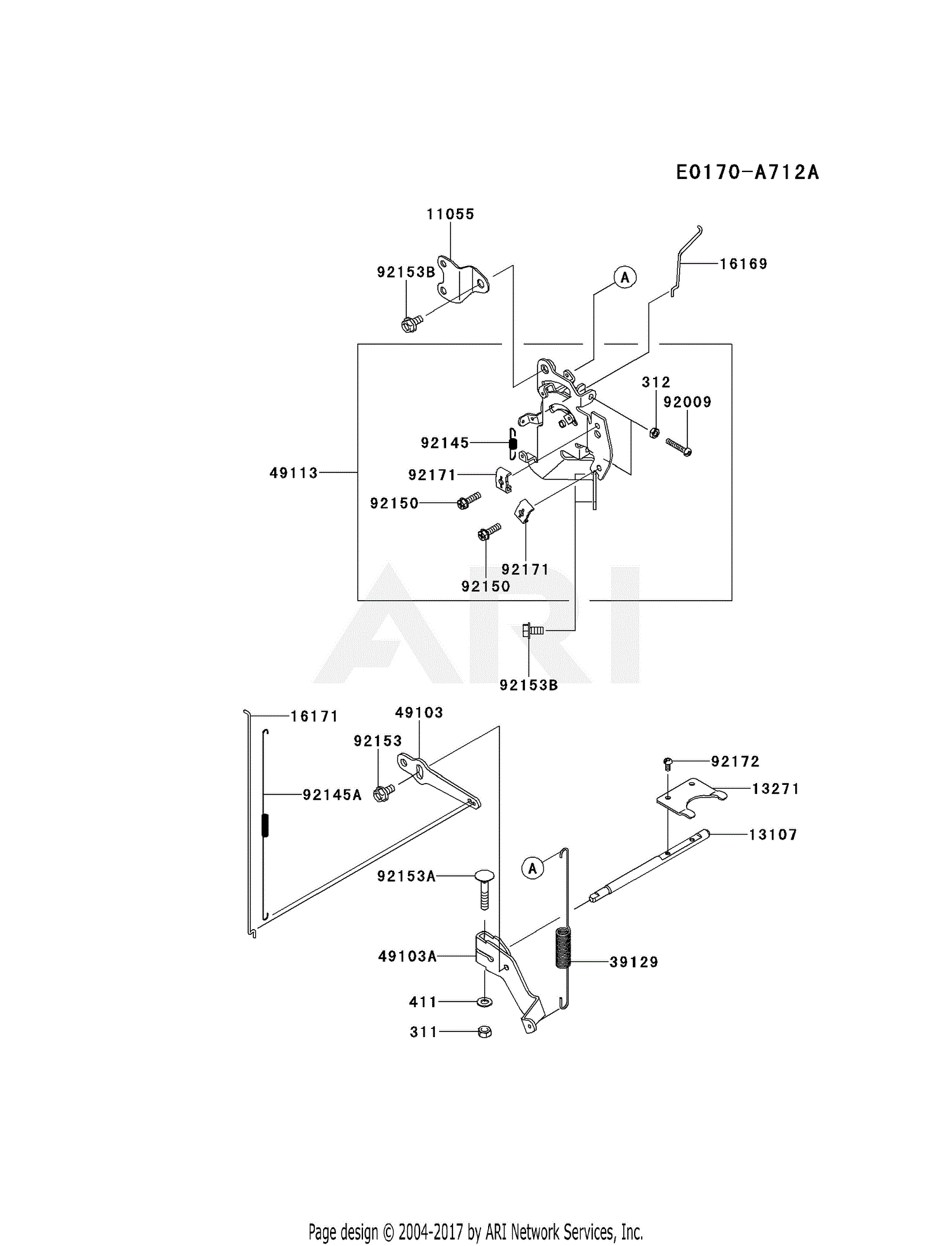 Kawasaki FX801V-CS07 4 Stroke Engine FX801V Parts Diagram for CONTROL