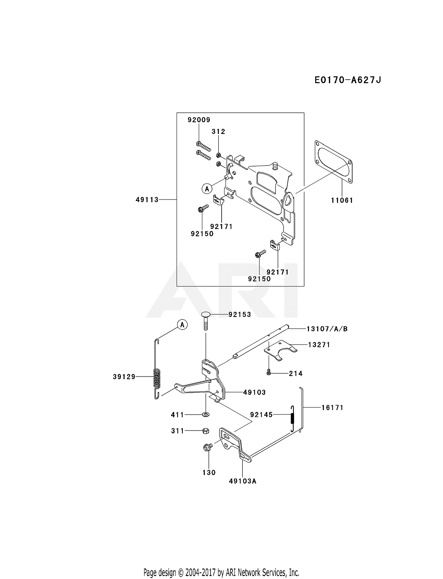 Kawasaki Fx921v Parts Manual