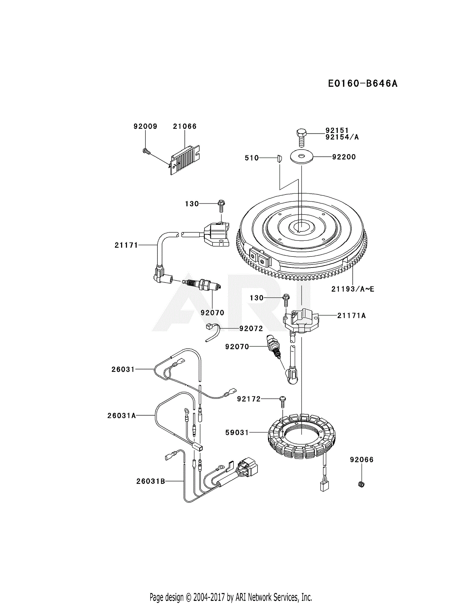 Kawasaki Fx921v Parts