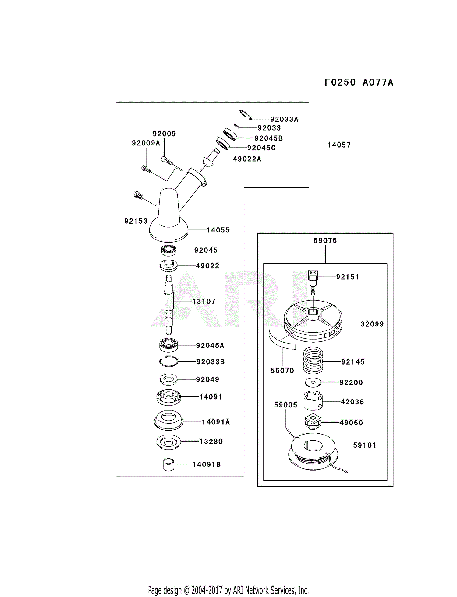 Kawasaki KGT27A-A1 String Trimmer KGT27A Parts Diagram for ... trimmer fuel filter for 