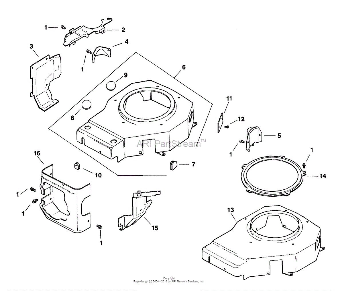 Kohler CV15-41514 AMERICAN YARD PRODUCTS 15 HP (11.2 kW) Parts Diagram ...