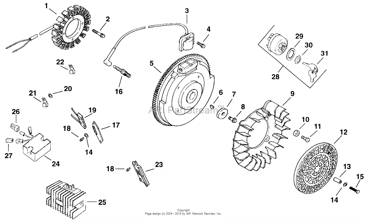Kohler CH20-64512 SIMPLICITY 20 HP (14.9 kW) Parts Diagram ... 24 hp kohler wiring diagram 