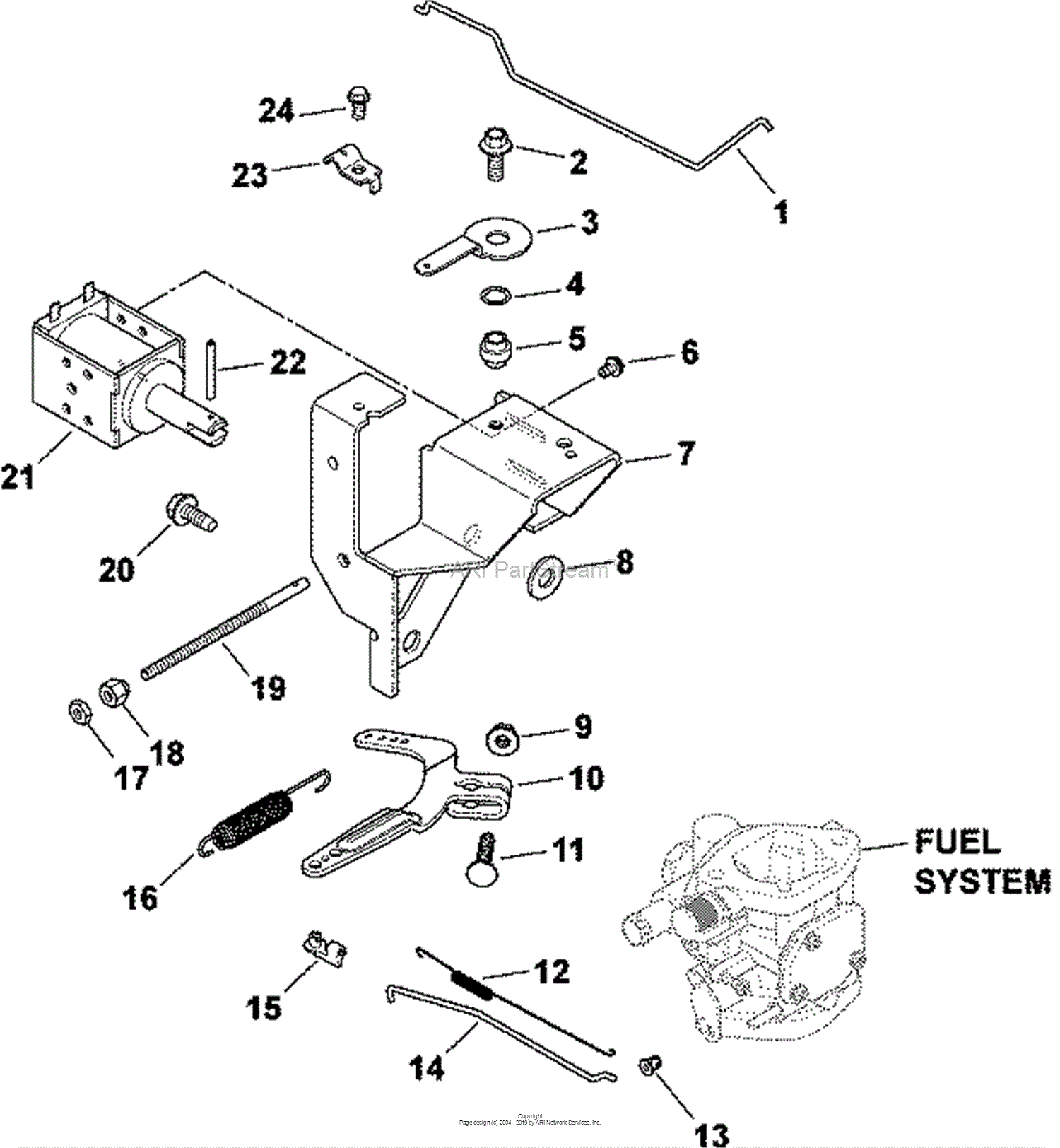 Kohler CH1862574 MILLER ELECTRIC 18 HP (13.4 kW) Parts Diagram for