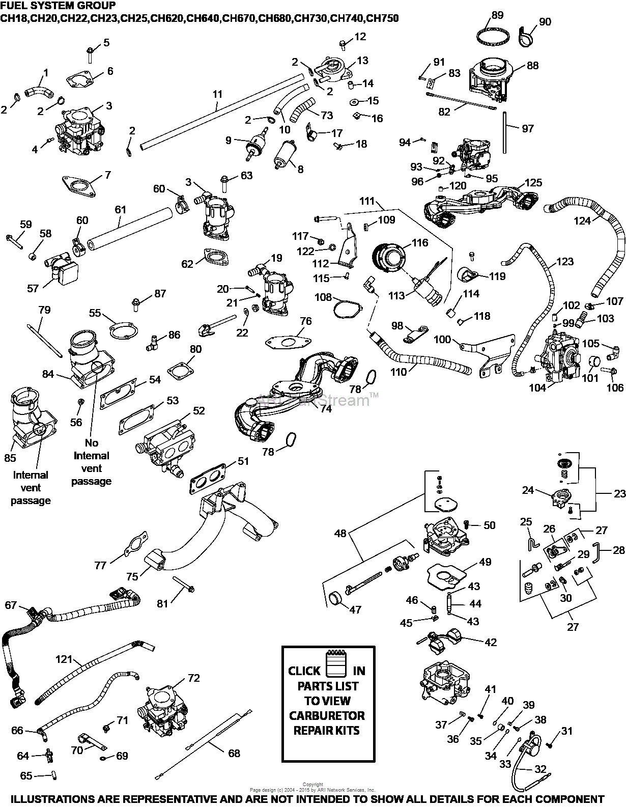 kohler command pro 25 parts diagram