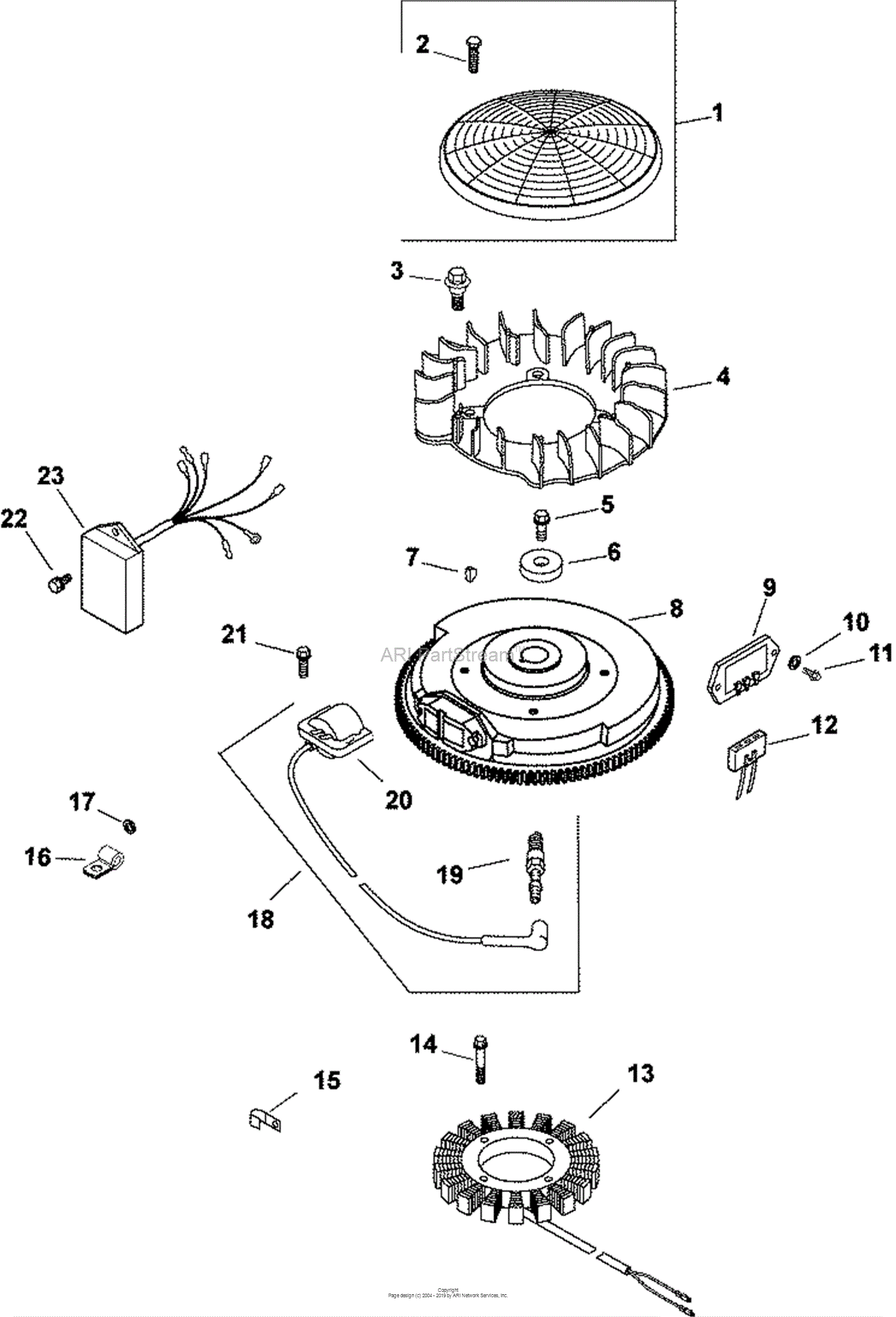 Kohler CV740-0033 MTD/CUB CADET 25 HP (18.6 kW) Parts Diagram for ...