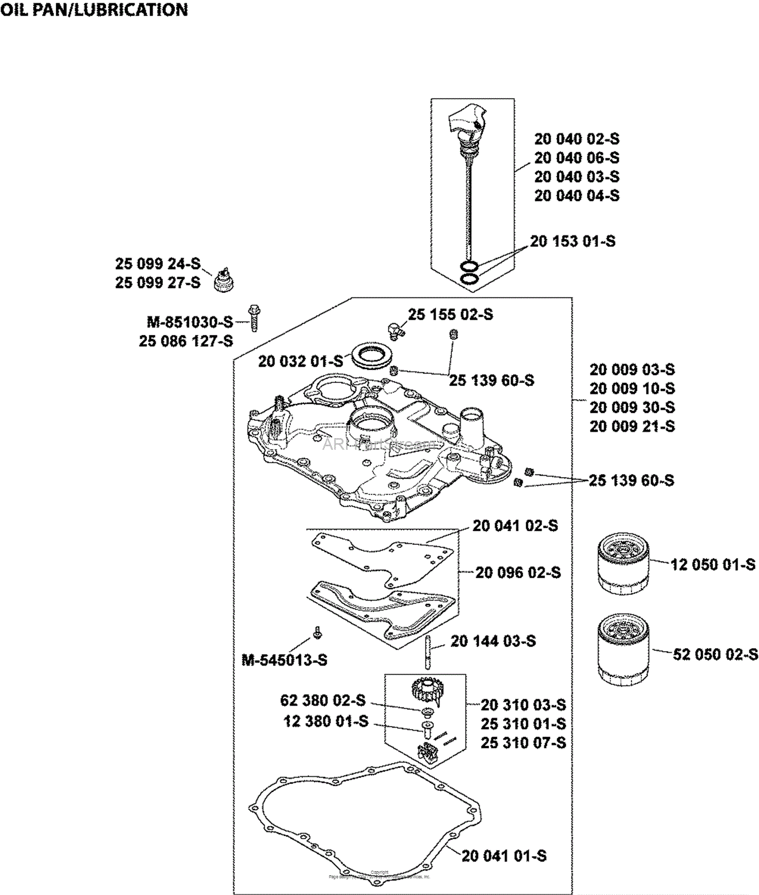 Kohler SV590-0017 MTD 19 HP (14.2 kW) Parts Diagram for ...