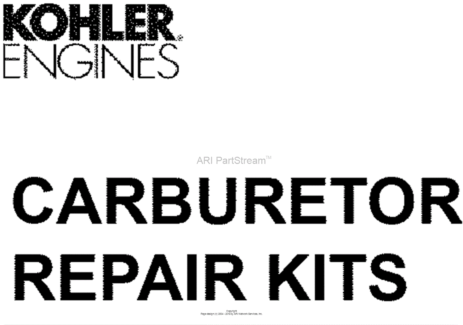 Kohler SV601-3250 MTD 20 HP (14.9 kW) Parts Diagram for Carburetor ...