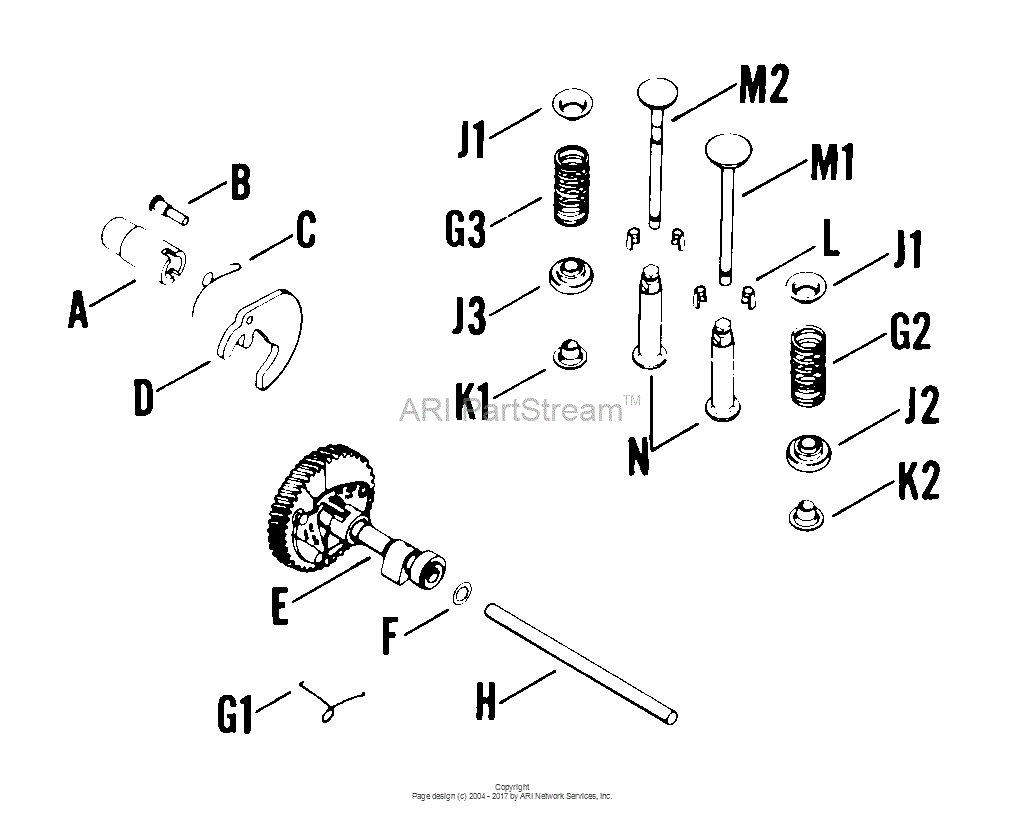 Kohler K241 46700 Service Engine 10 Hp 75 Kw Specs 4600 46858 Parts Diagram For Camshaft And 0323