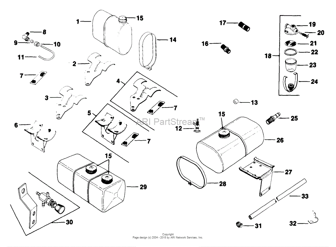 Kohler K301-4747 12 HP (9 kW) SPECS 4710-47835 Parts Diagram for Fuel ...