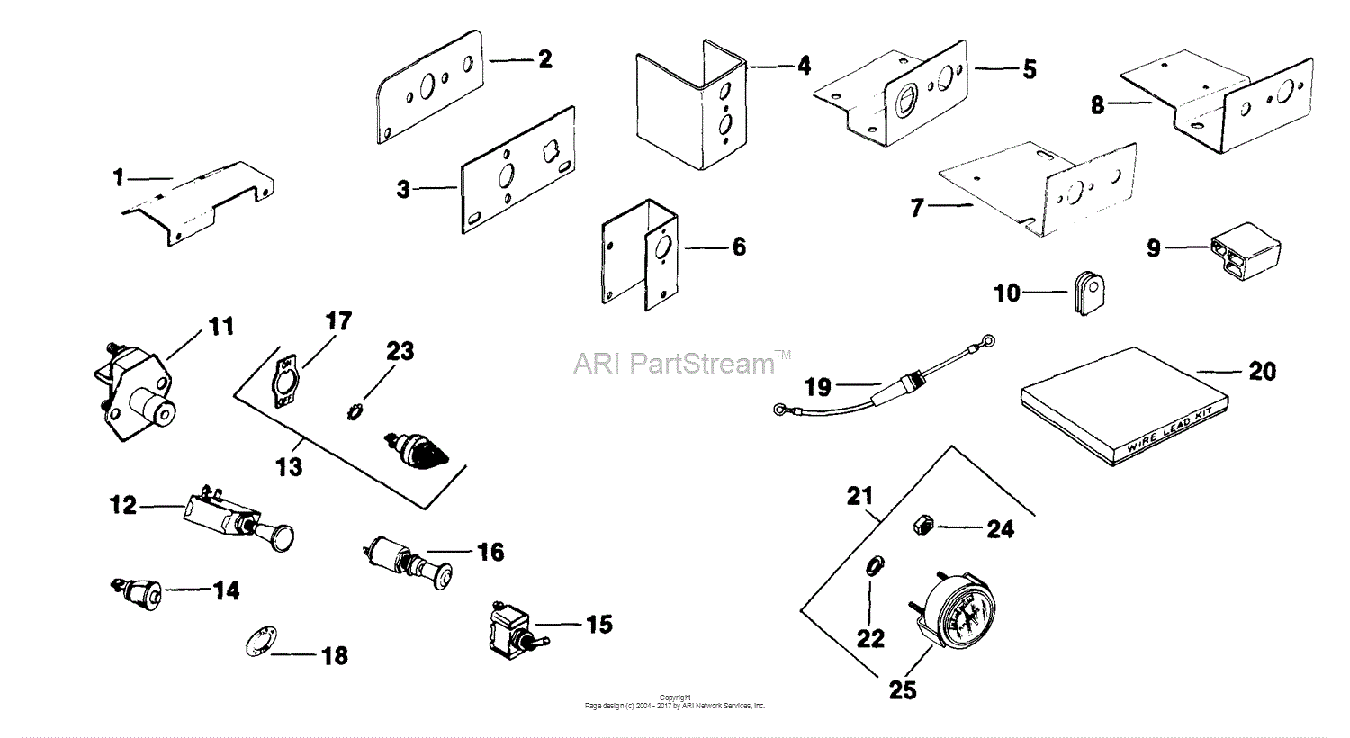 Kohler K301-47445 BASIC 12 HP (9 kW) SPECS 4710-47835 Parts Diagram for