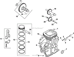 Kohler CH15-44527 PITTERI VIOLINI 15 HP (11.2 kW) Parts Diagram