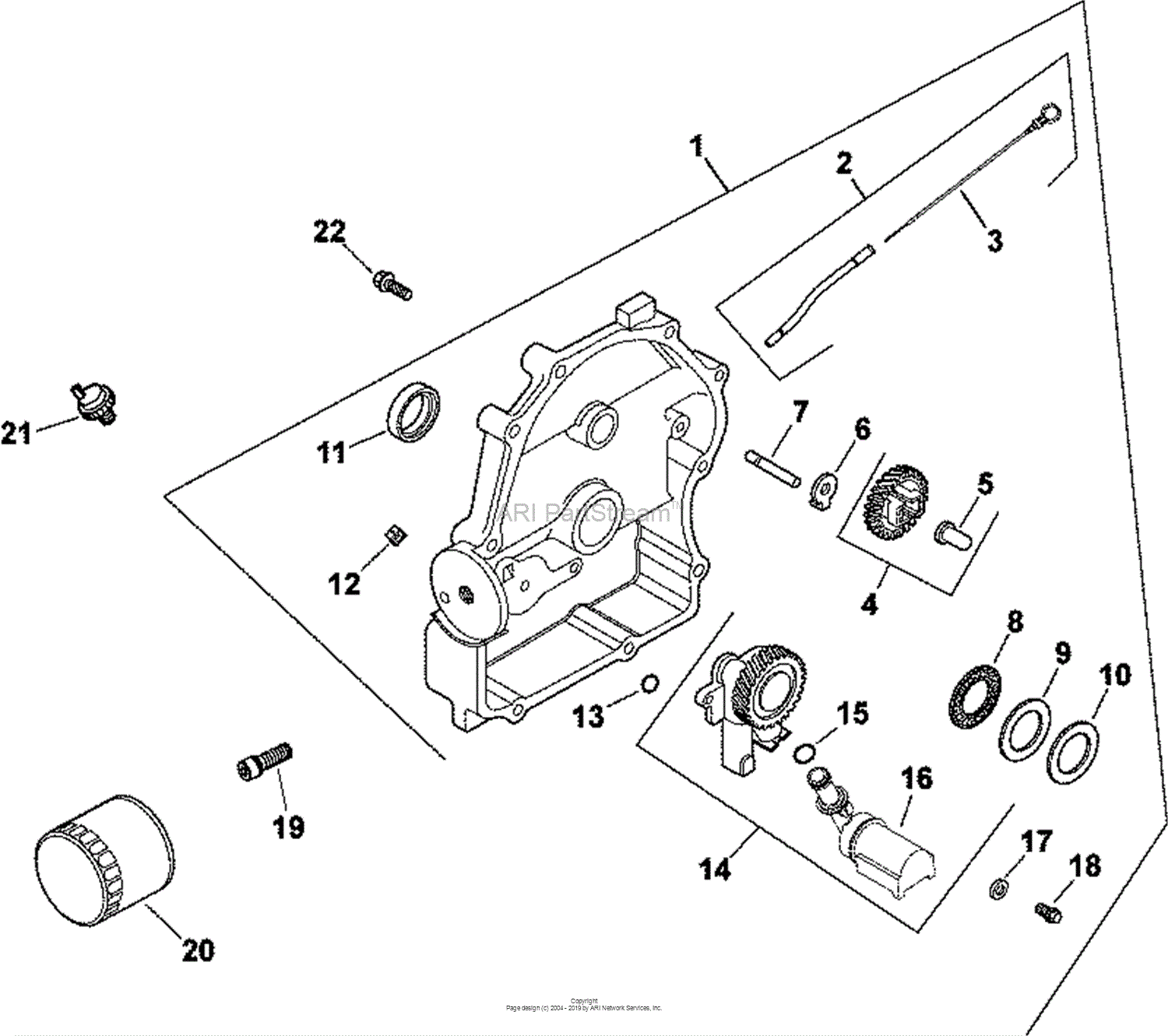 Kohler CH730-0035 ALLMAND BROS 23.5 HP (17.5 kW) Parts Diagram for ...