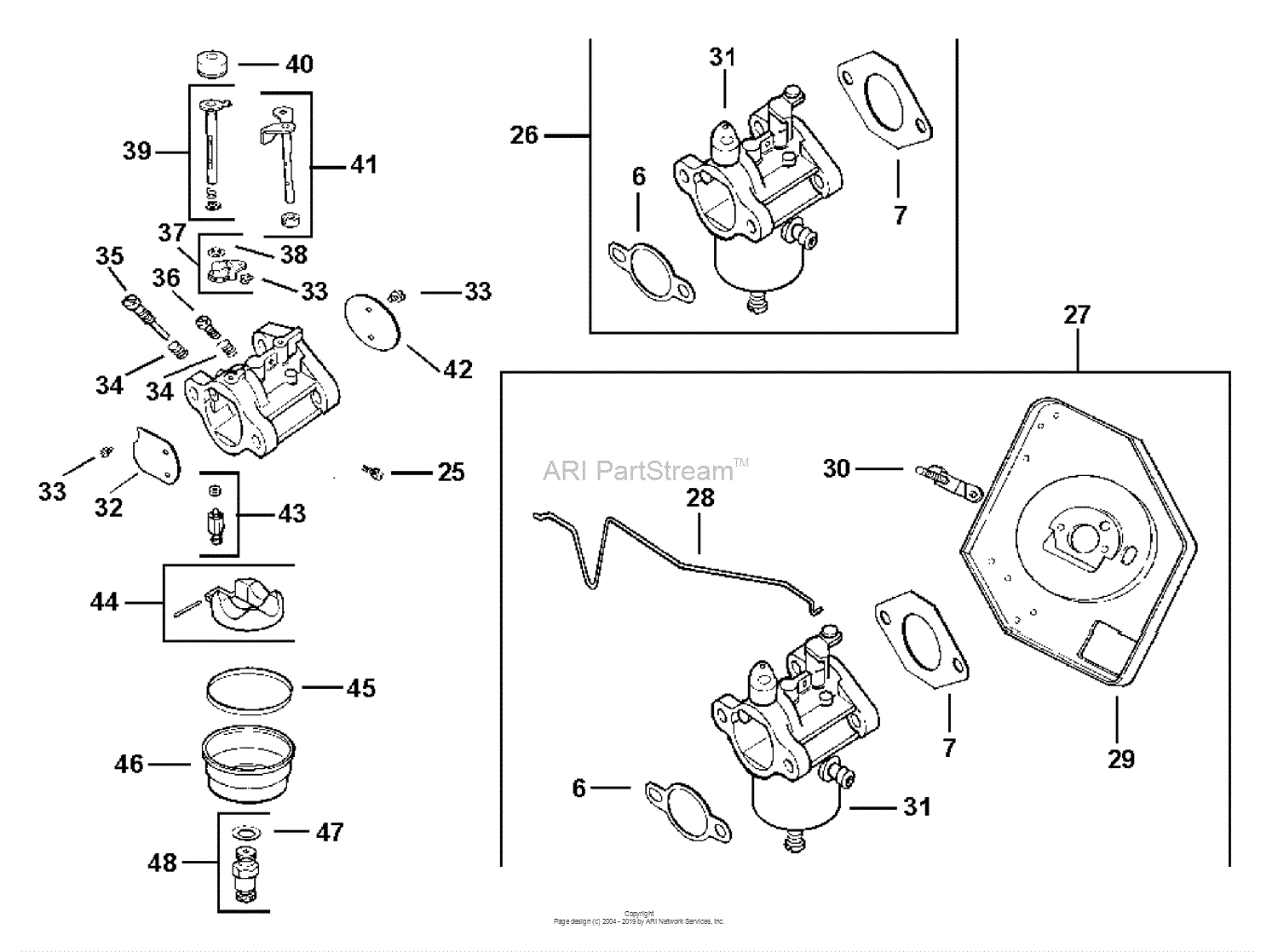 Kohler Cv460 26508 Fhp 16 Hp 11 9 Kw Parts Diagram For Fuel System Cont 8 27 207 Tp 2401 B