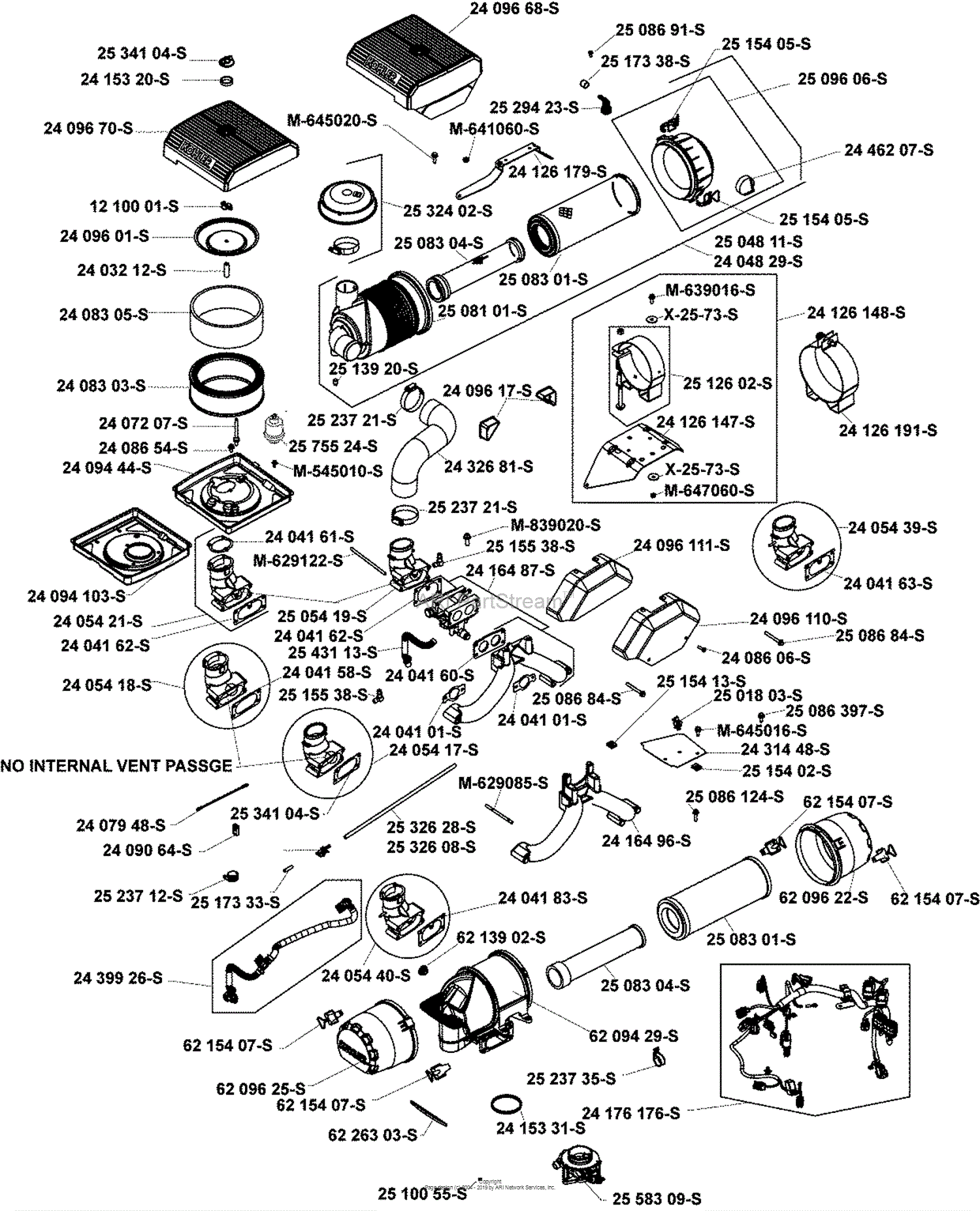 Kohler CH750-0027 ARIENS 27 HP (20.1 kW) Parts Diagram for Air Intake ...