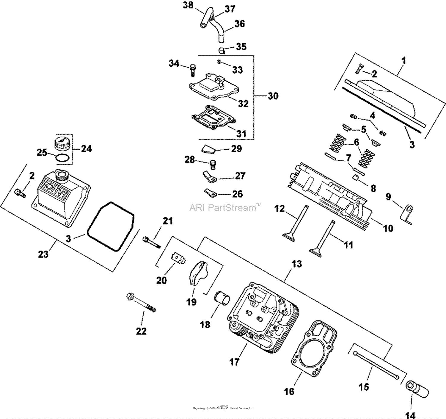 Kohler CH23-76588 LIFTON POLAND LP/NG 23 HP (17.2 KW) Parts Diagram for ...