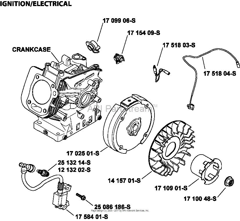 Kohler CH270-3014 BASIC GROSS POWER @ 4000 RPM 7 HP (5.2 kw) Parts ...