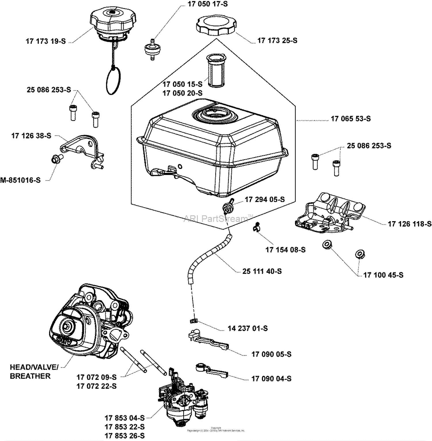 Kohler CH2700013 BASIC GROSS POWER 4000 RPM 7 HP (5.2 kw) Parts