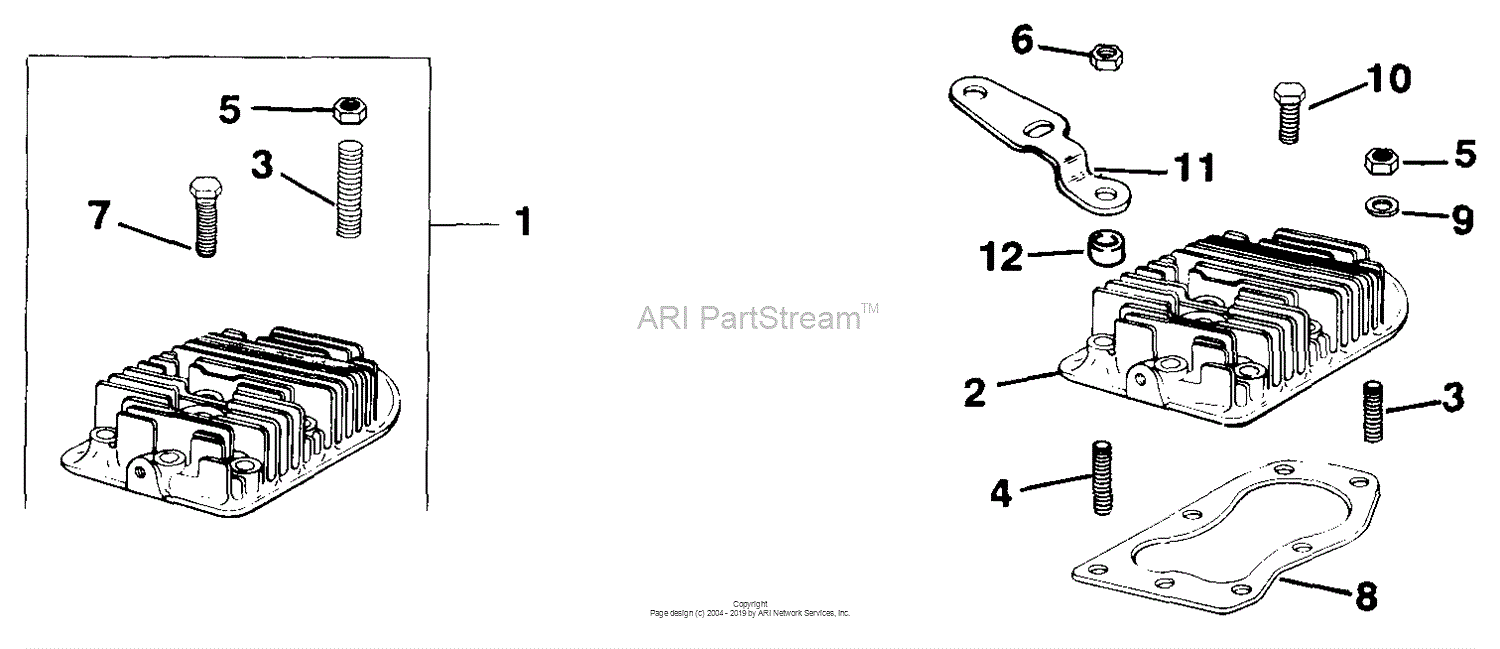 Kohler M8 301549 Gardenway 8 Hp 60 Kw Specs 301500 301627 Parts Diagram For Cylinder Head 9 2 