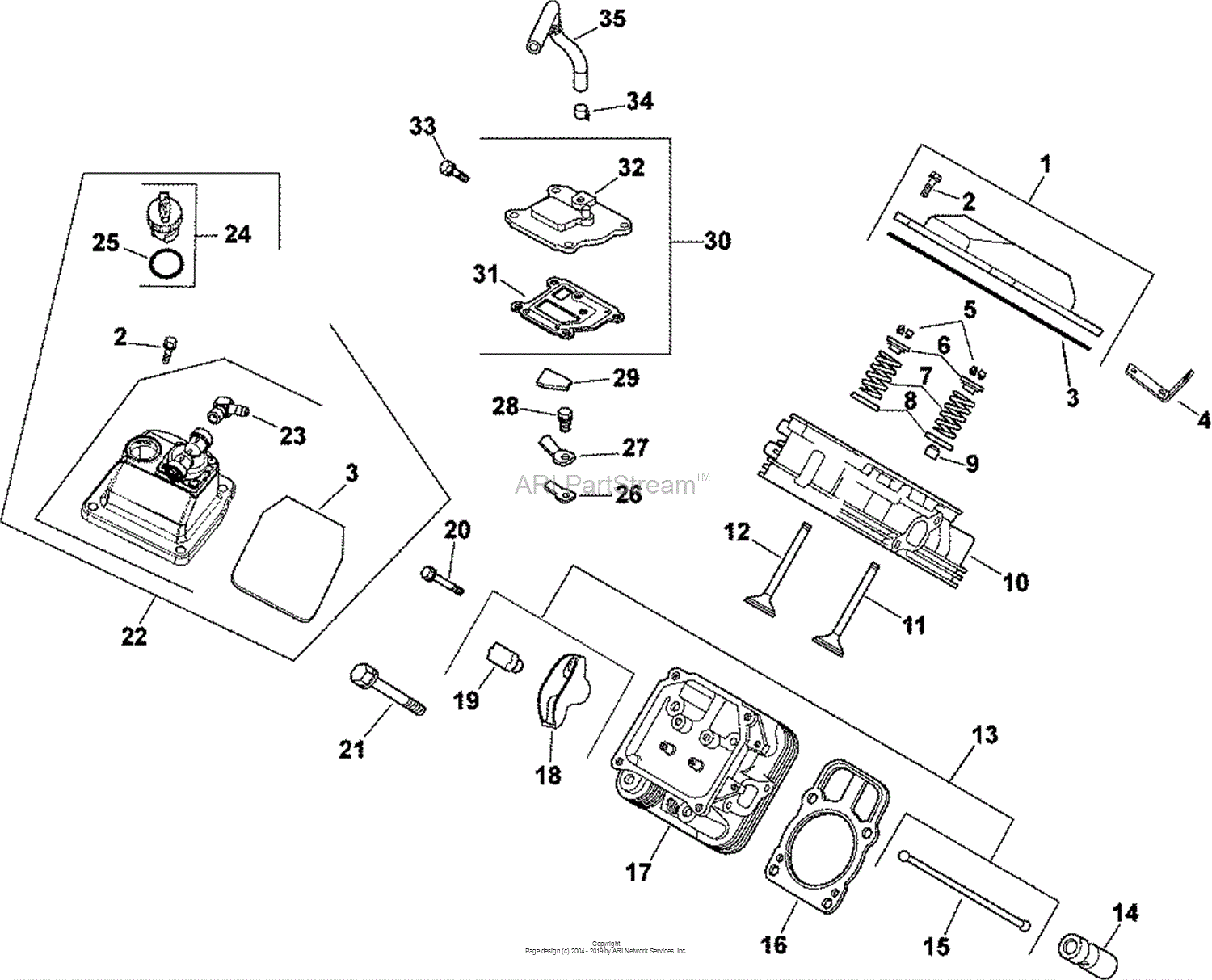 Kohler CH680-3046 BUFFALO TURBINE 22.5 HP (16.8 kW) Parts Diagram for ...