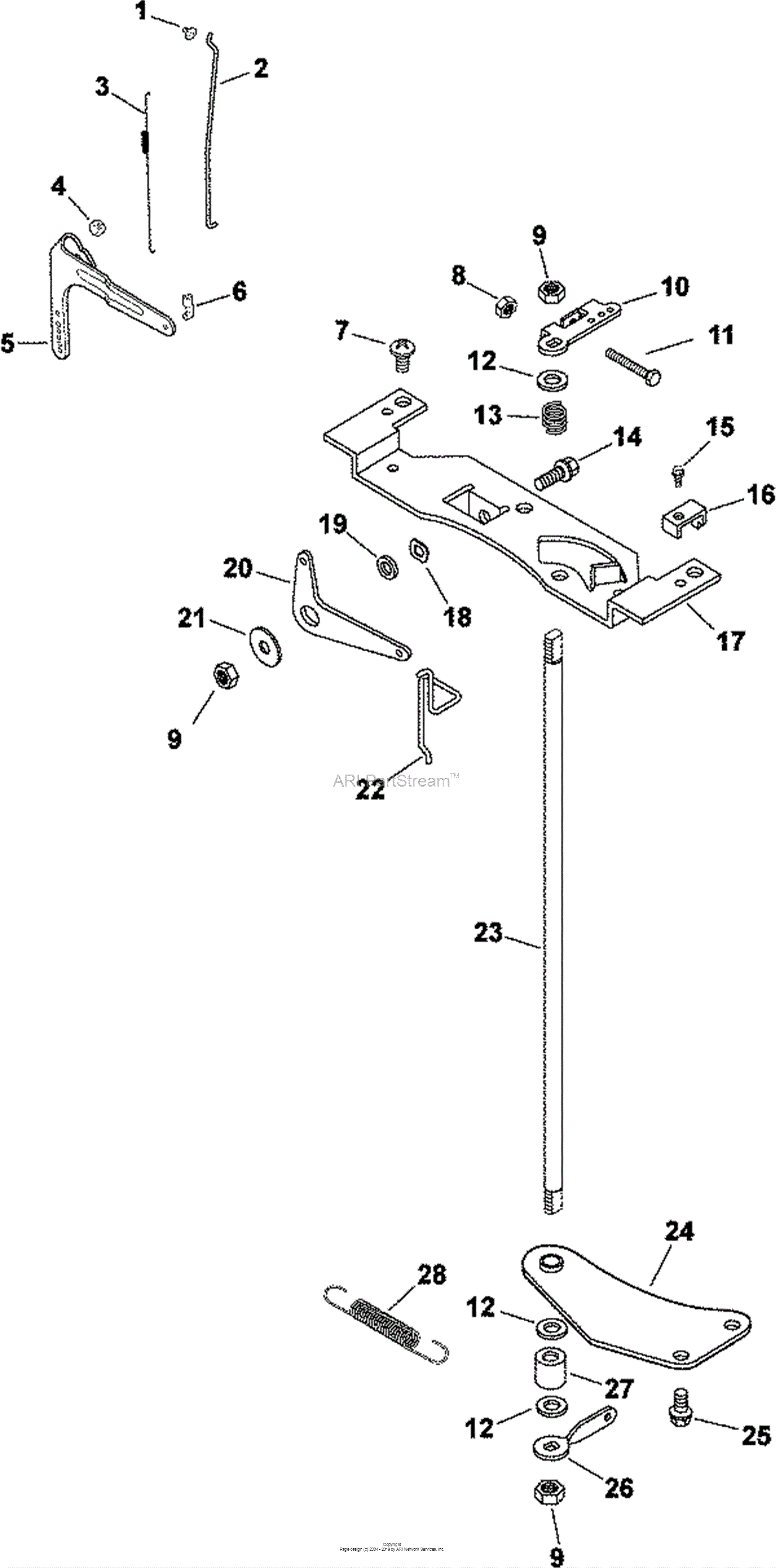 Kohler CV2375592 CTP 23 HP (17.2 kW) Parts Diagram for Engine Controls