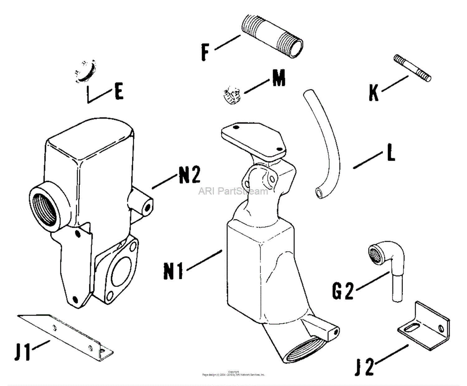 Kohler K161 281001 Basic 7 Hp 52kw Specs 2801 281298 Parts Diagram For Exhaust Cont 020301351 0405