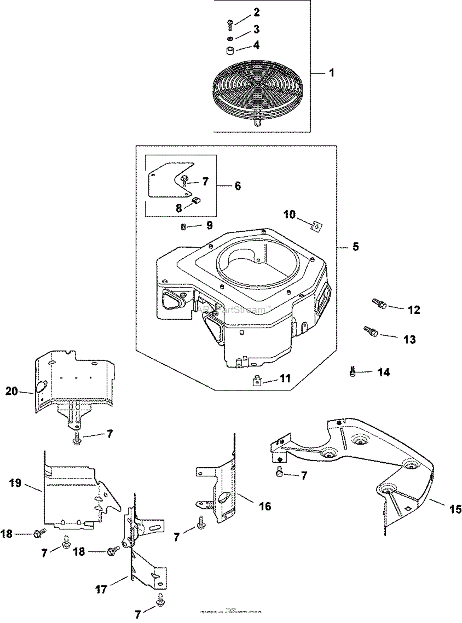 Kohler Cv750 0026 Hustler 27 Hp 20 1 Kw Parts Diagram For Blower Housing Baffles 6 24 405