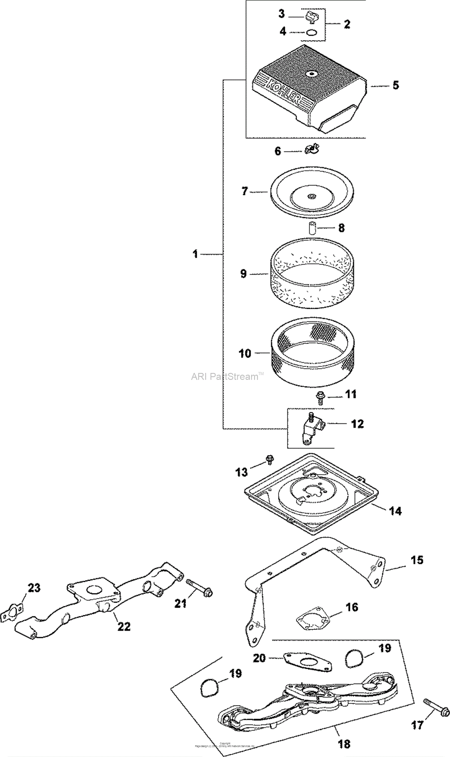 Kohler lawn tractor discount parts