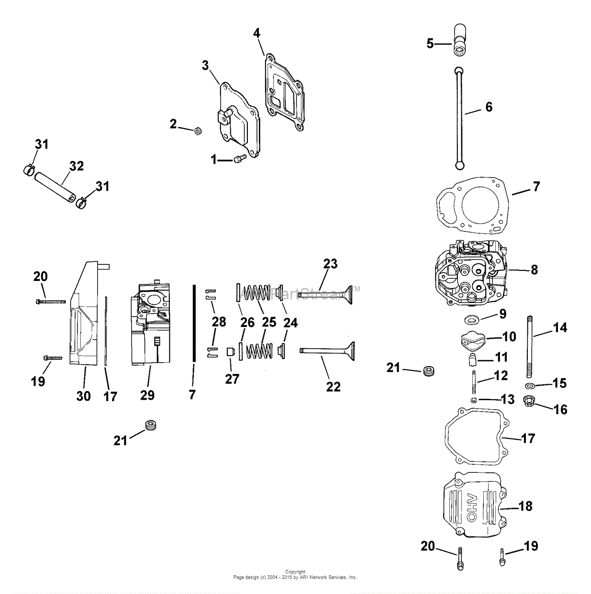 Kohler LV675-851509 ELECTROLUX HOME PRODUCTS 23 HP Parts Diagram for ...