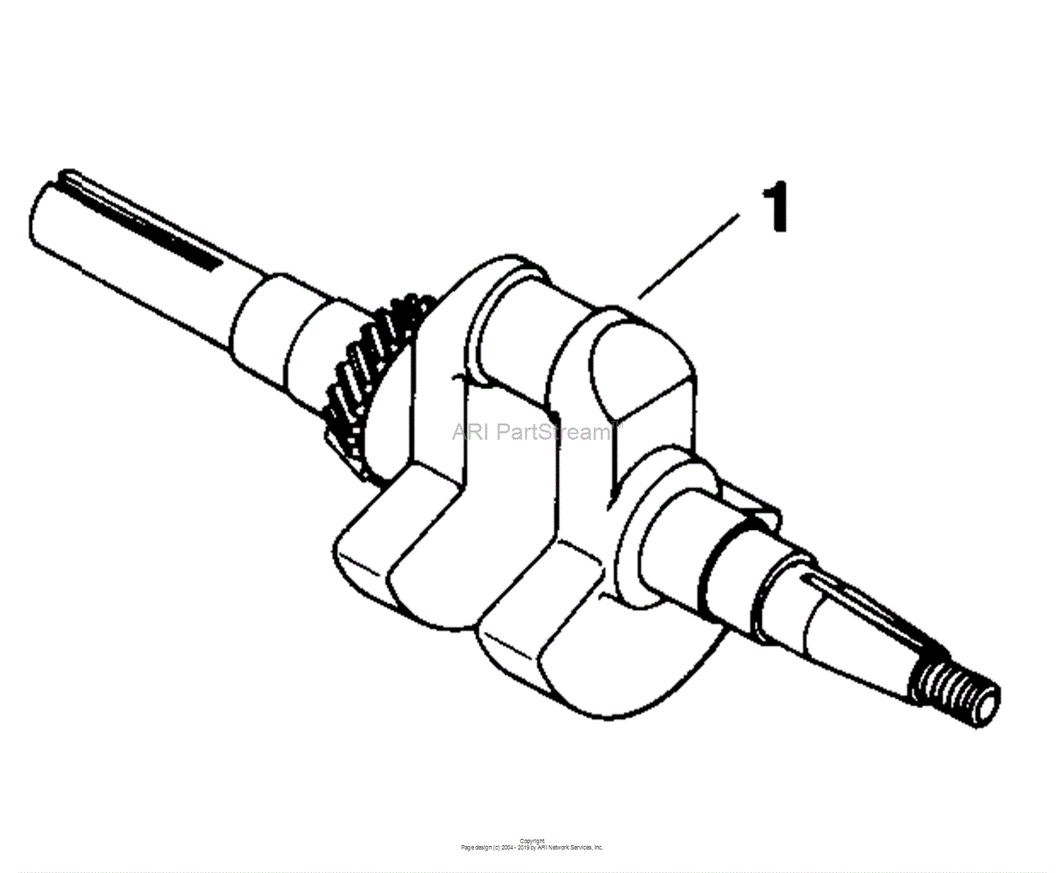 Kohler K181 13806 8 Hp 6 Kw Specs 30100 30848 Parts Diagram For Crankshaft Tp 2045 B 6234