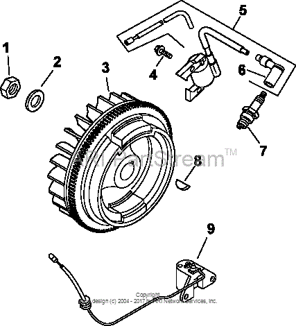 Kohler CS12-941521 TORO 12 HP (8.95 kW) Parts Diagram for Ignition ...