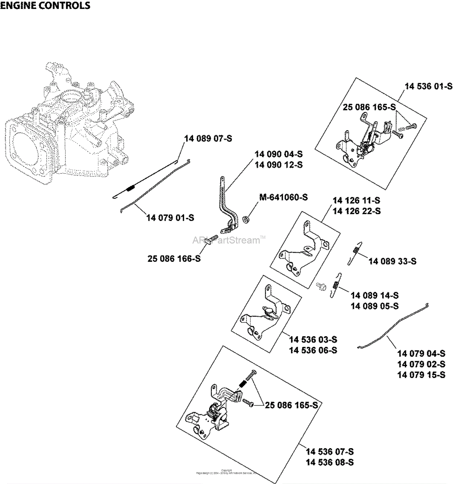 Kohler XT173-0098 STEELFORT ENGINEERING 8.0 ft lbs Gross Torque Parts  Diagram for Engine Controls