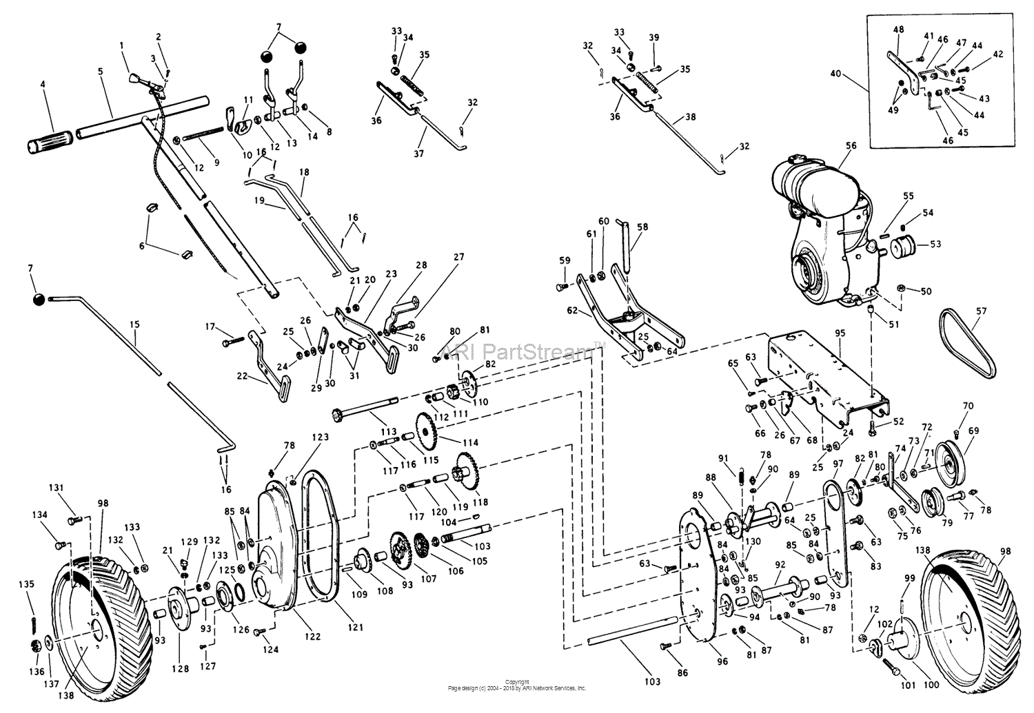 Lawn-Boy 5210, Lawnmower, 1959 (SN 900000001-999999999) Parts Diagram ...