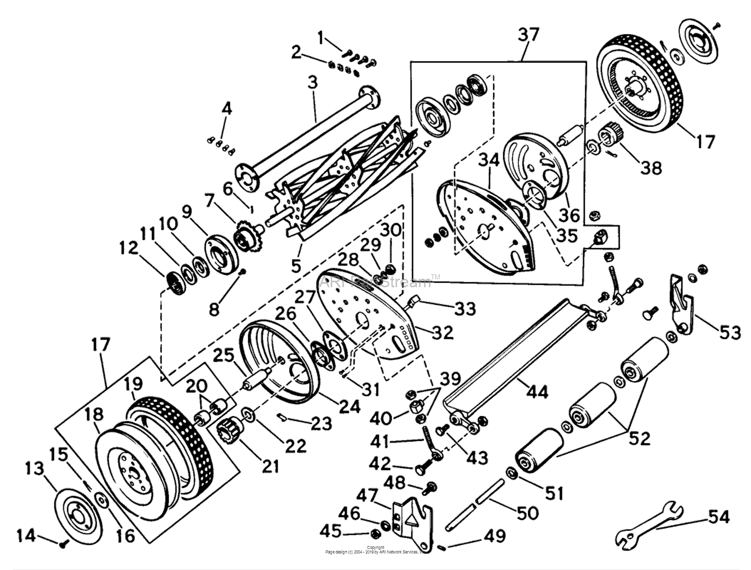 Lawn-Boy 2210, Lawnmower, 1959 (SN 900000001-999999999) Parts Diagram ...