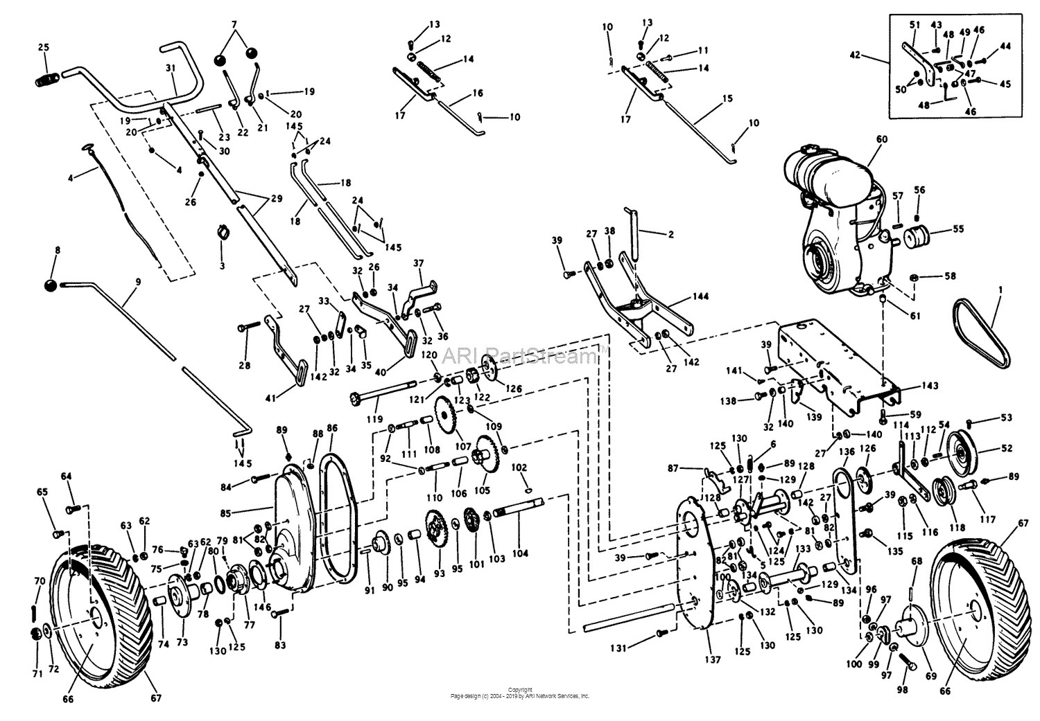 Lawn-Boy 7210, Lawnmower, 1960 (SN 000000001-099999999) Parts Diagram ...