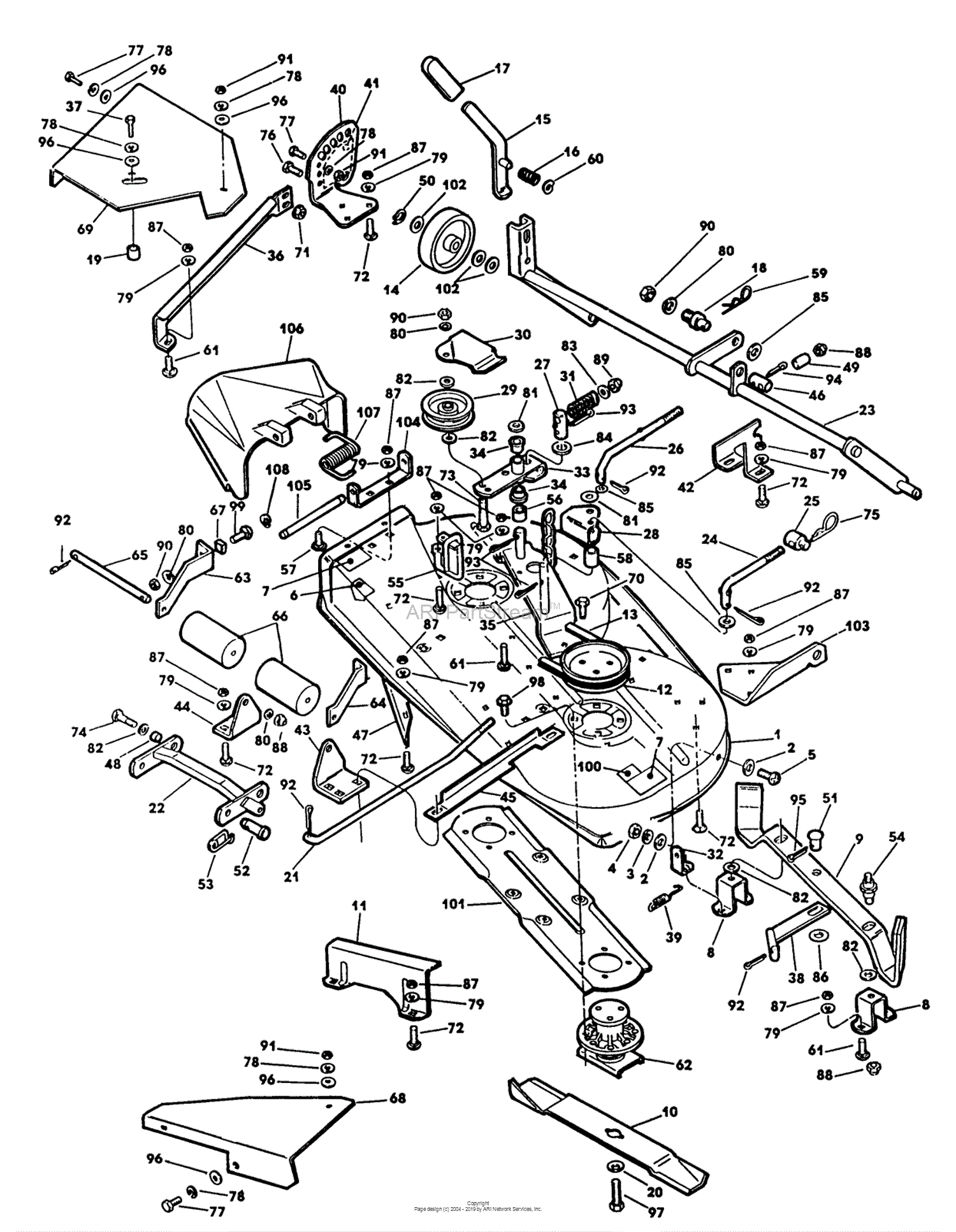 Lawn-Boy 52149, LT12H Lawn Tractor, 1989 (SN 900000001-999999999) Parts ...