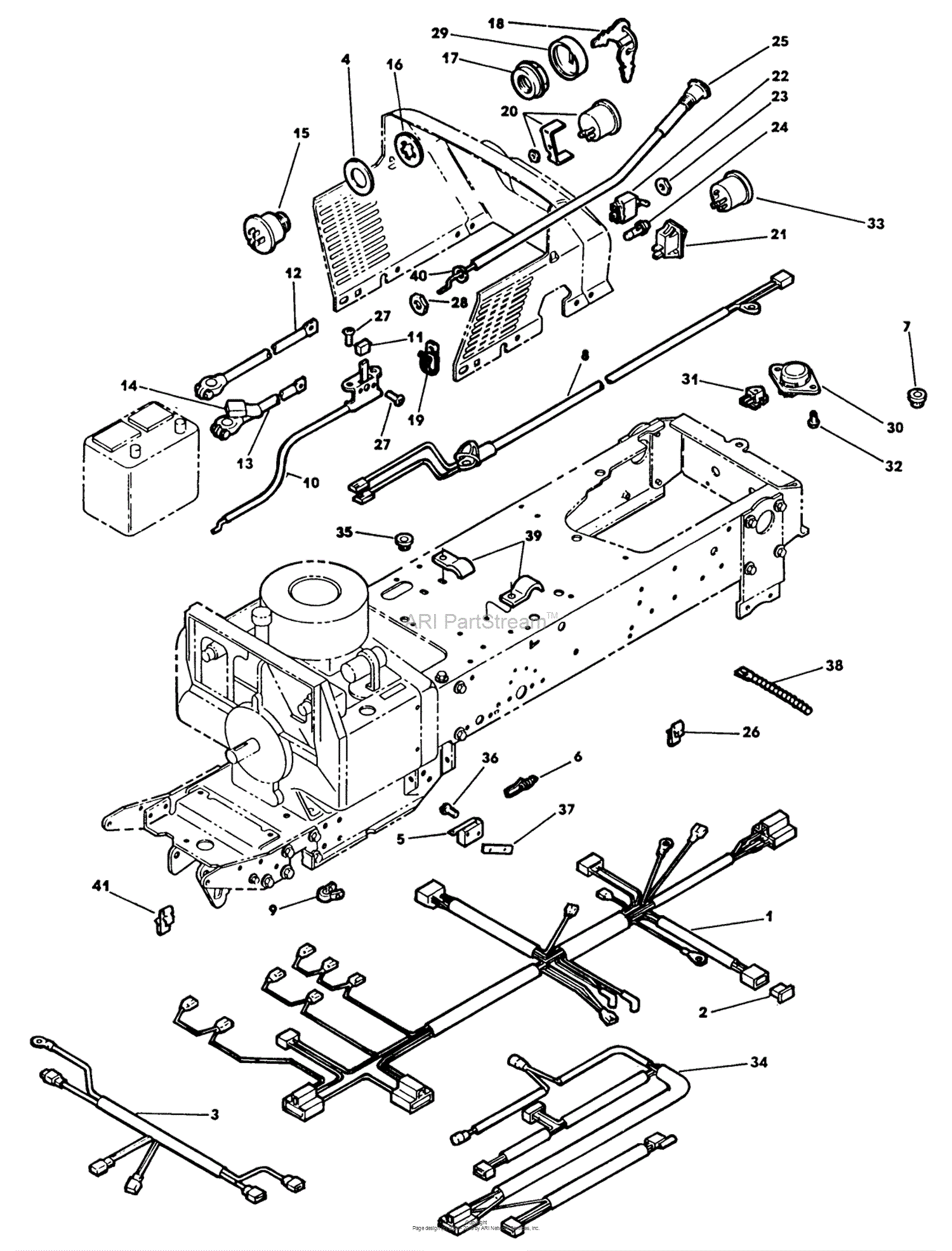 Lawn-Boy 53084, GT18H Garden Tractor, 1989 (SN 900000001-999999999 ...