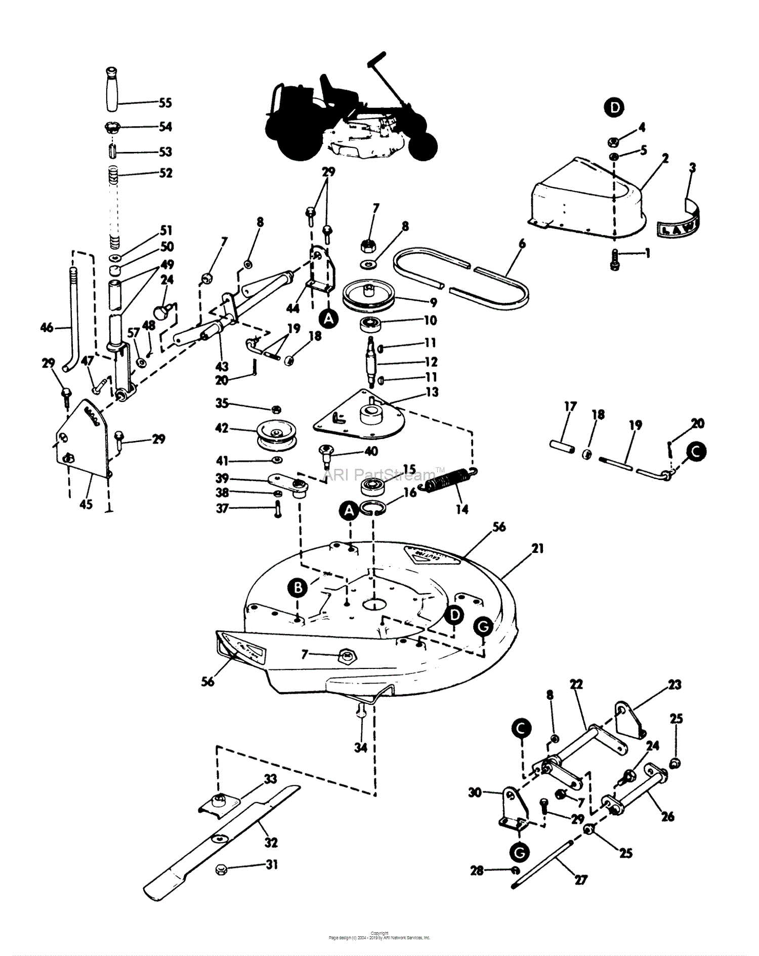 Lawn Boy 9302e 30 Rider 1970 Sn 000000001 099999999 Parts Diagram For Model 9303e Riding 9505