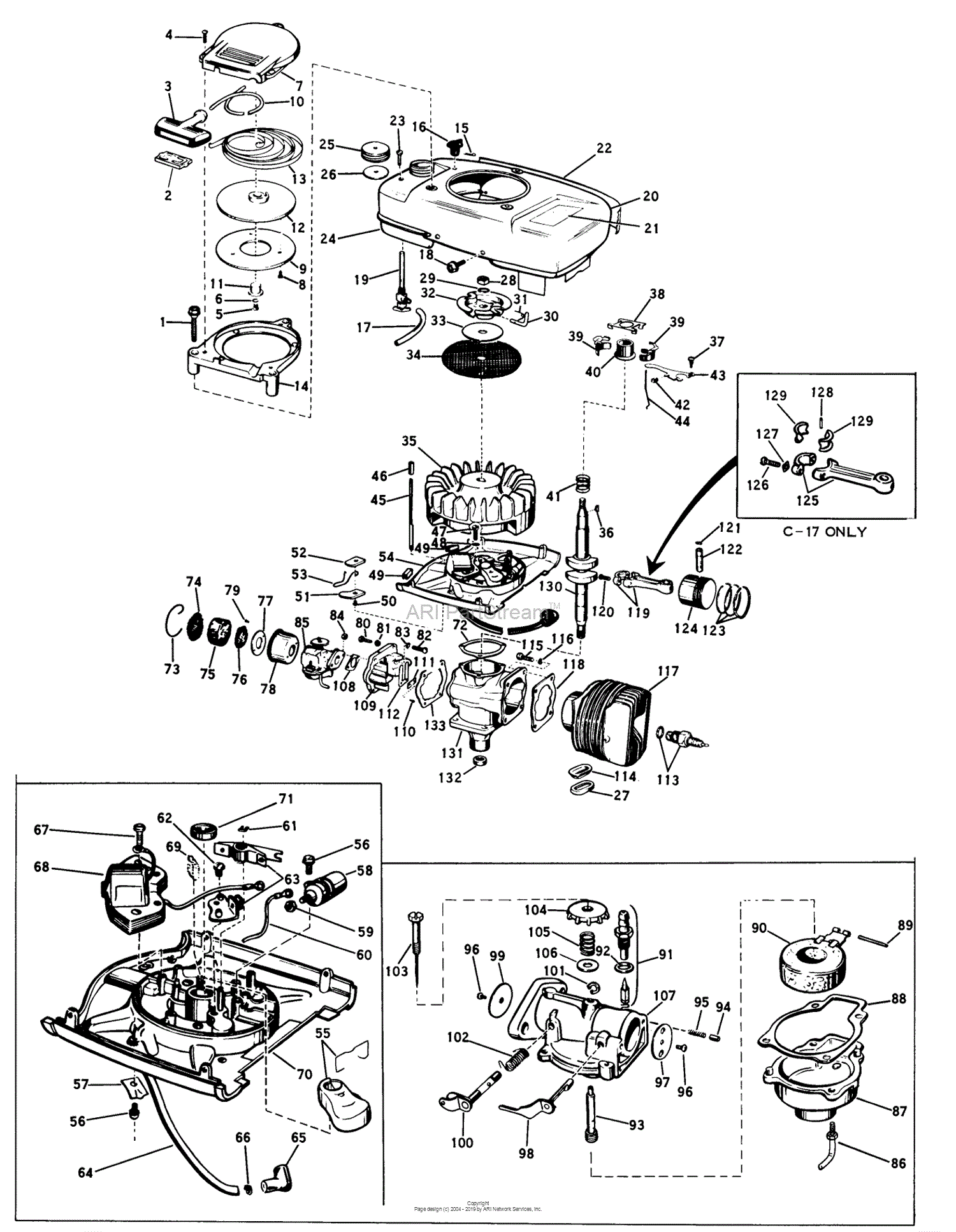 Lawn-Boy 5210, Lawnmower, 1961 (SN 100000001-199999999) Parts Diagram ...