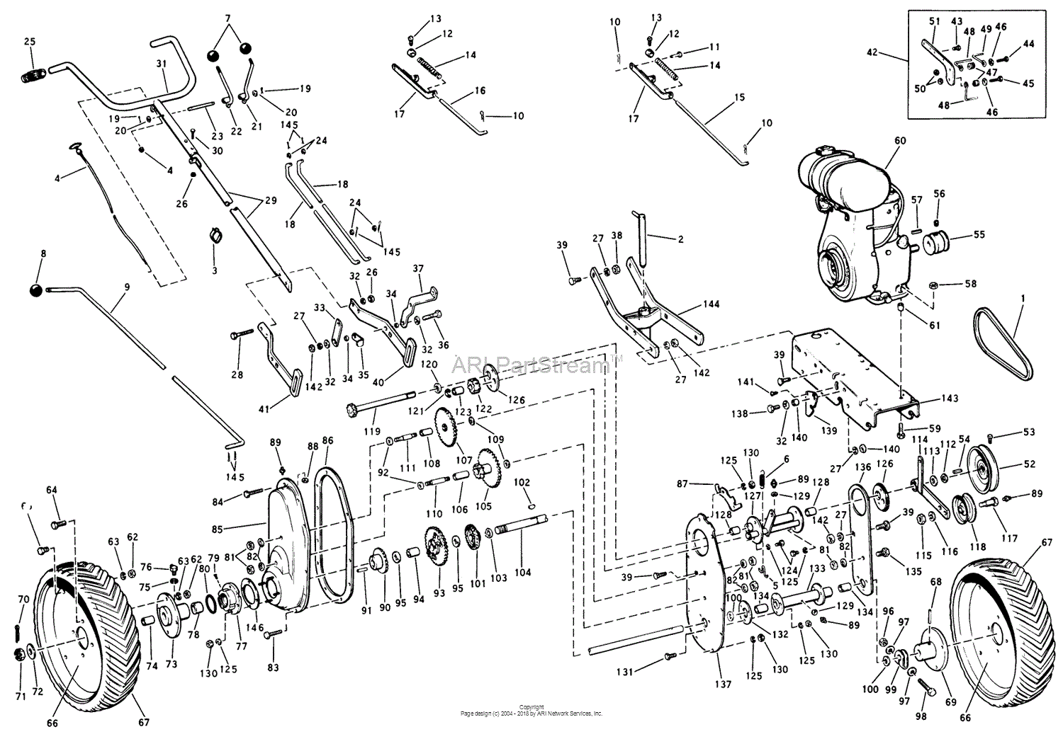 Lawn-Boy 8210, Lawnmower, 1961 (SN 100000001-199999999) Parts Diagram ...